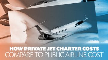 How Private Jet Charter Costs Compare to Public Airline Costs